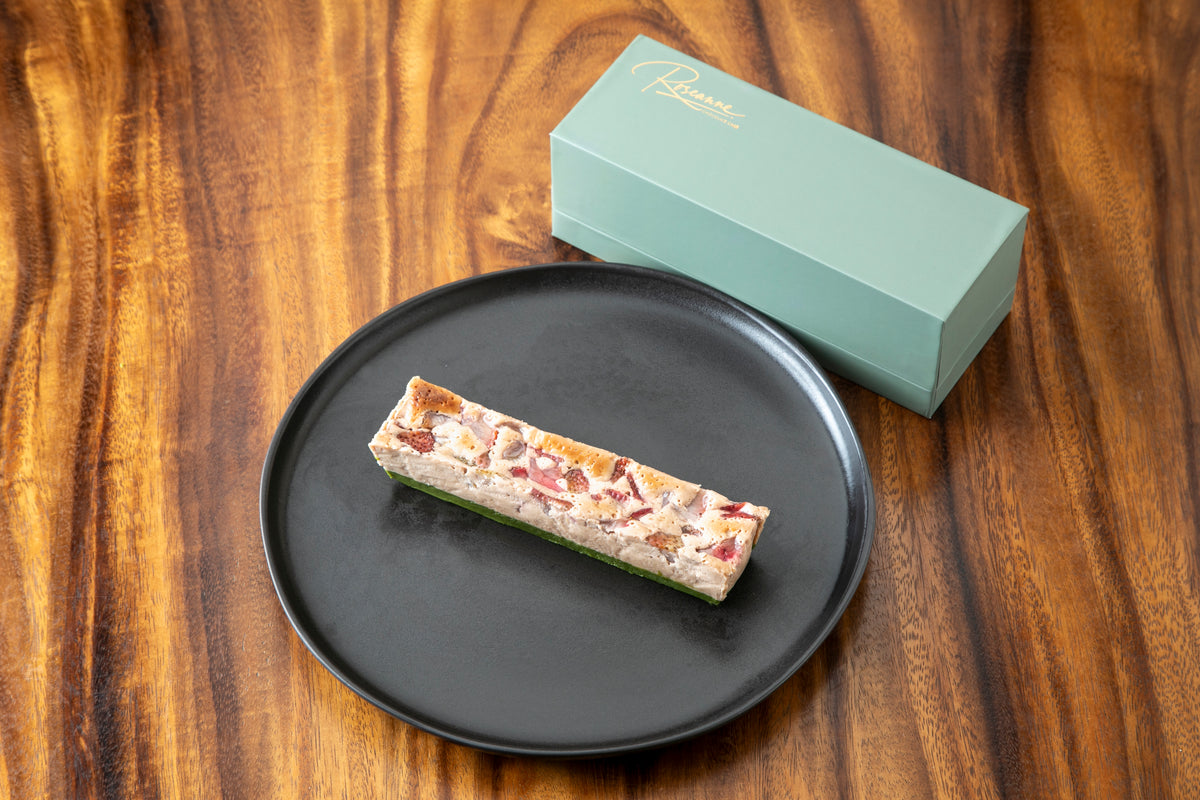 ROSEANNE Strawberry-Matcha chocolate cake